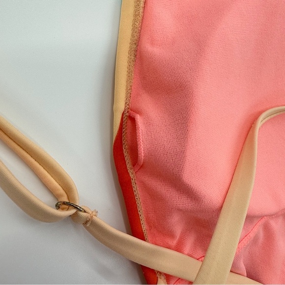 GB Colorful Striped One-Piece Swimsuit SIZE Large - Picture 6 of 16